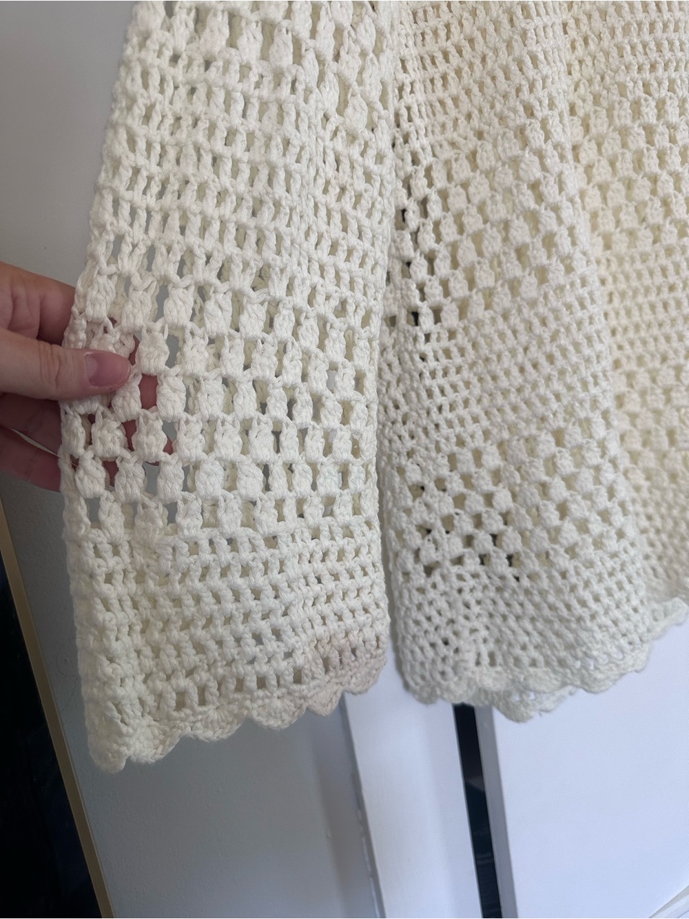 Show Me Your MuMu Cream Crochet Swim Coverup - Picture 3 of 4